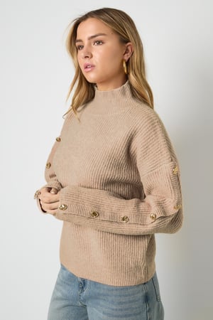 Sweater with buttons on the sleeves h5 Picture9